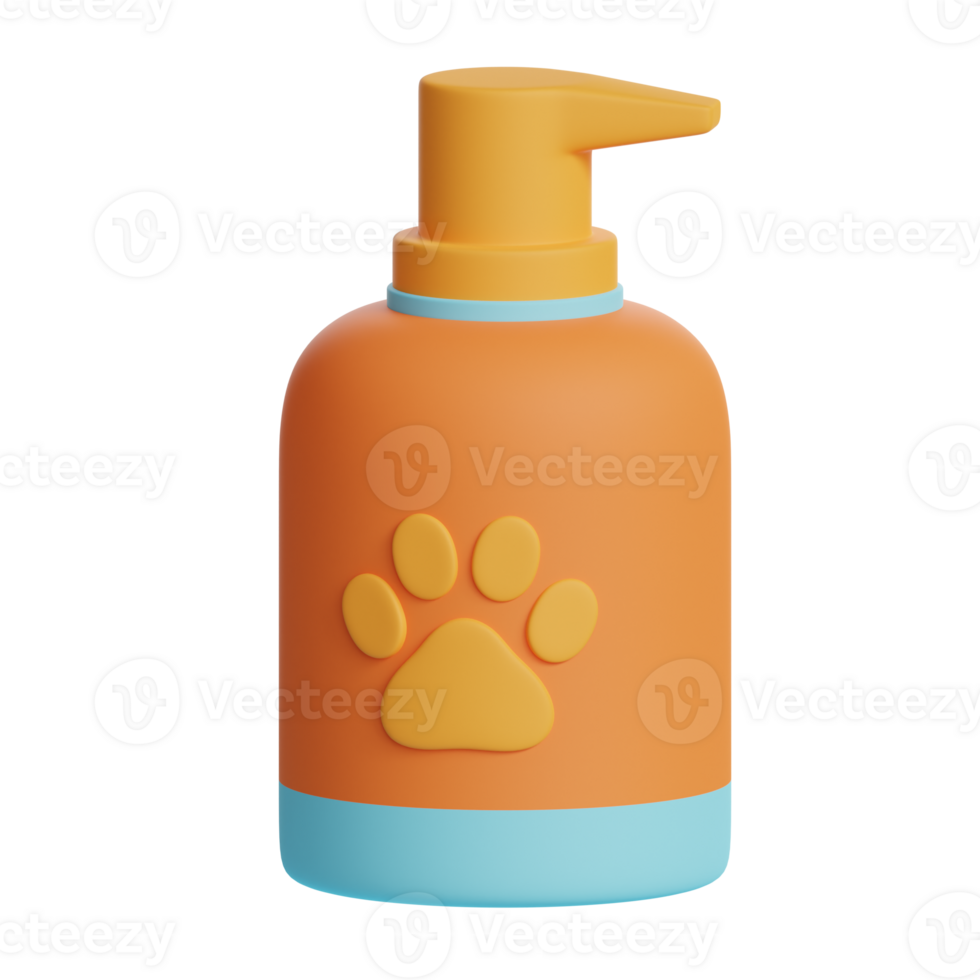 3d shampoo pet icon png