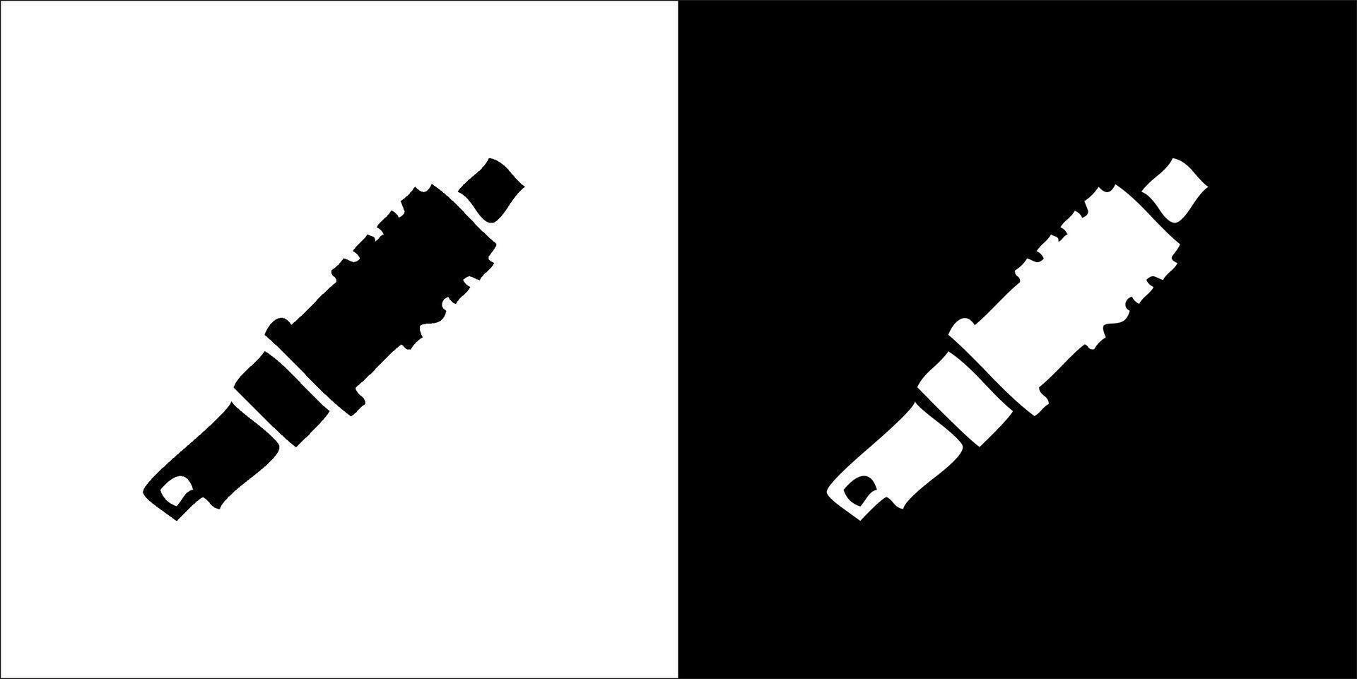 black and white mechanical drawing vector