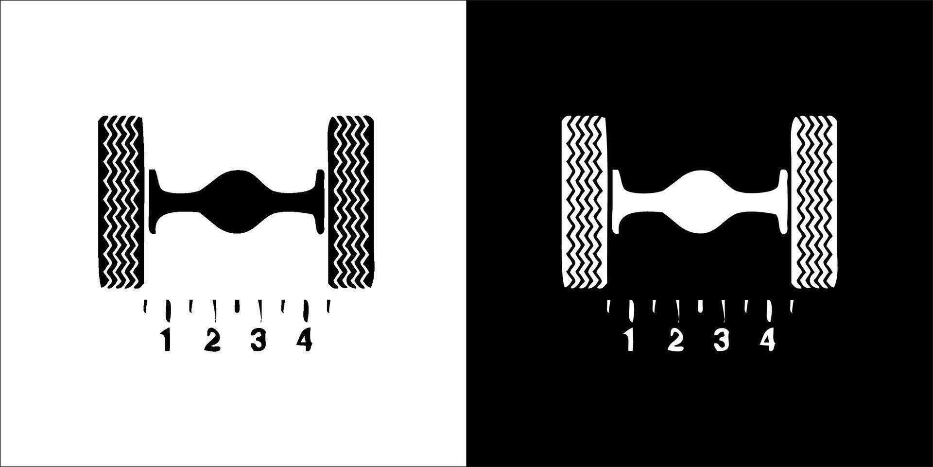 black and white mechanical drawing vector