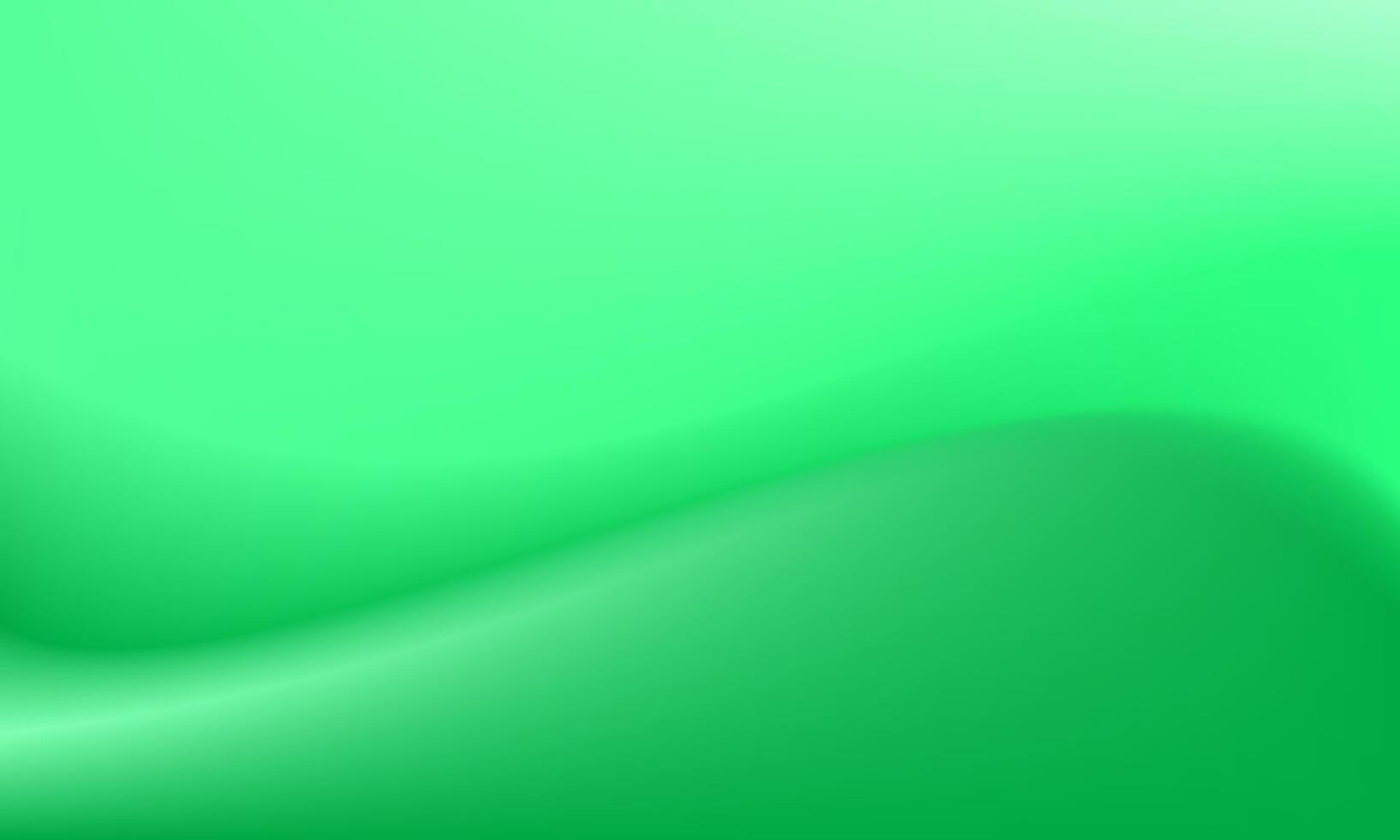 Shining and cool green color gradient background texture. Modern vivid and dynamic abstract pattern design illustration for wallpaper, template, banner, poster, cover, decoration, advertisement, web vector