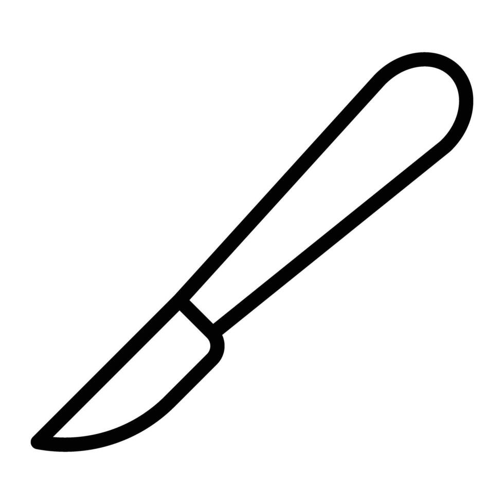 Scalpel Line Icon Design vector