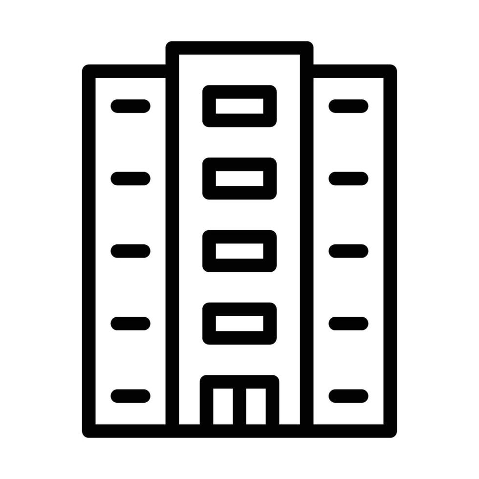 Condo Line Icon Design vector