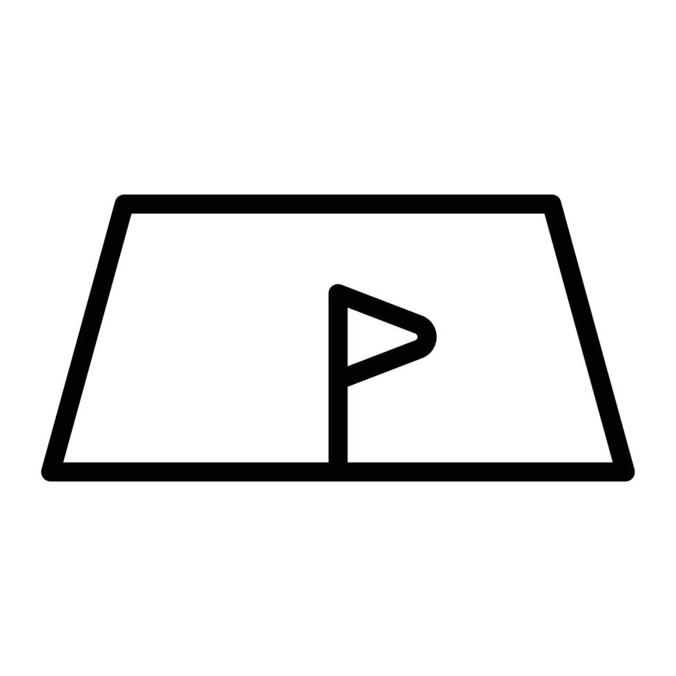 Land Line Icon Design vector