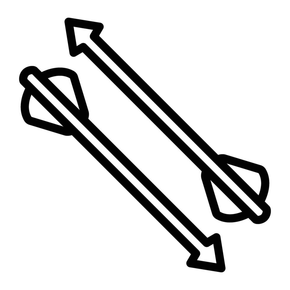 Arrows Line Icon Design vector