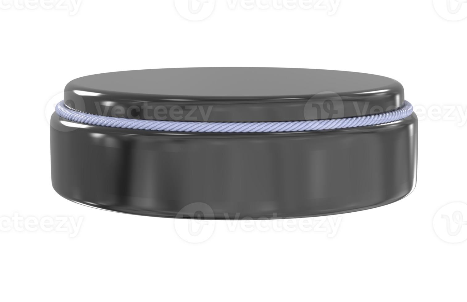 a black container with a lid on a transparent background png
