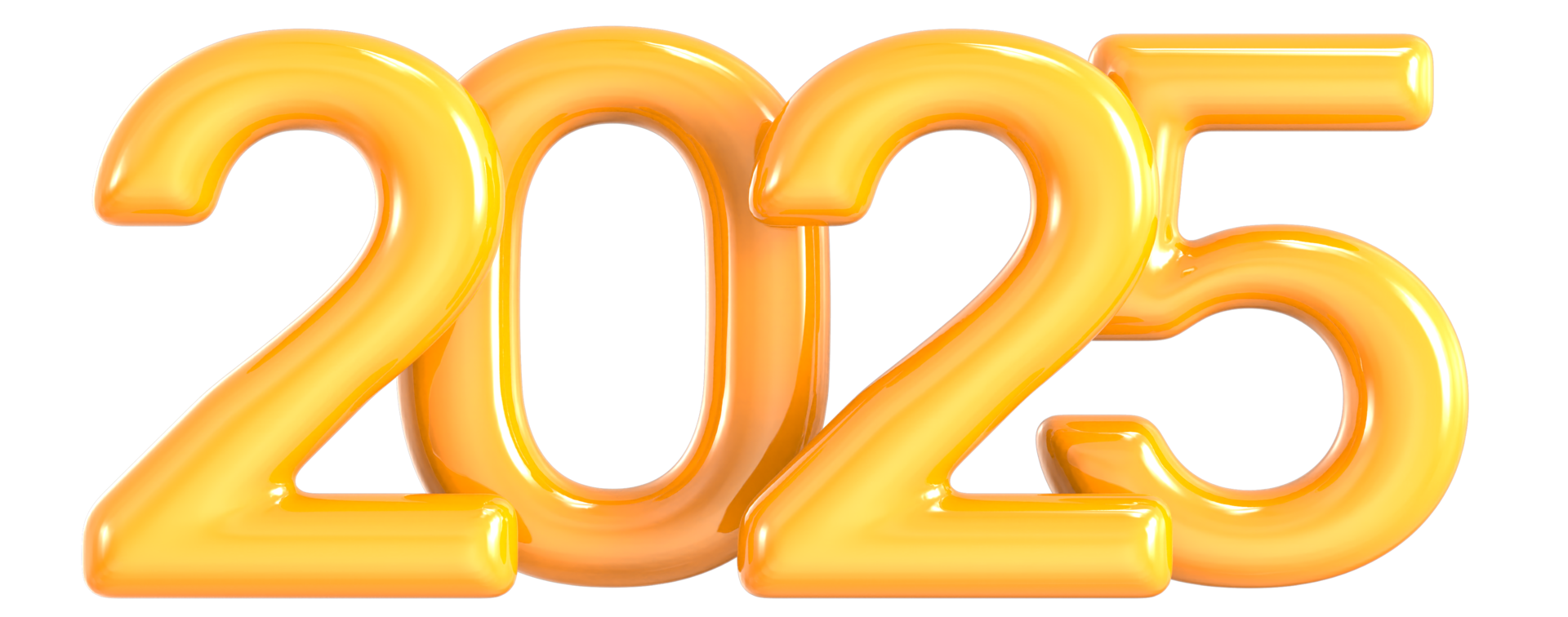 Yellow Number 2025 3D Render 47393380 PNG Yellow Number 2025 3d Render Png