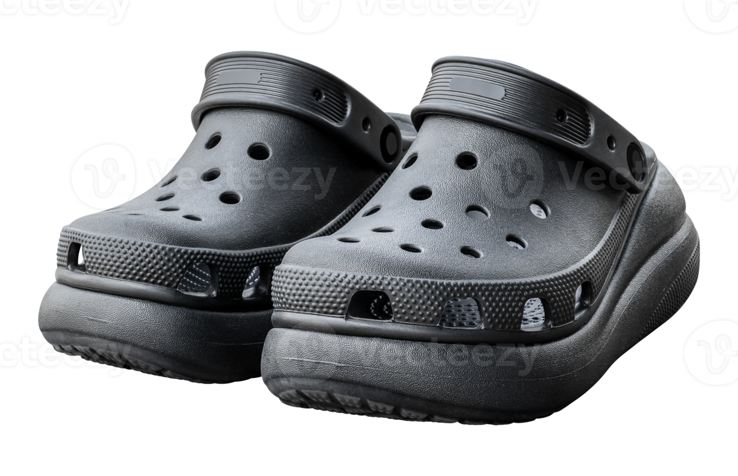 Black slipper shoes png