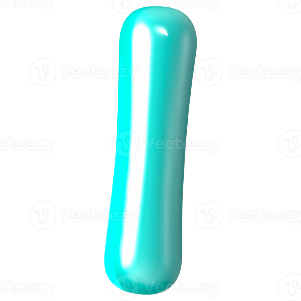 Font i 3D Render png