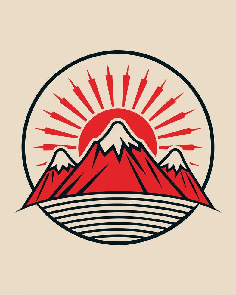Japan Logo Vintage for your design Tshirt or apparel design vector