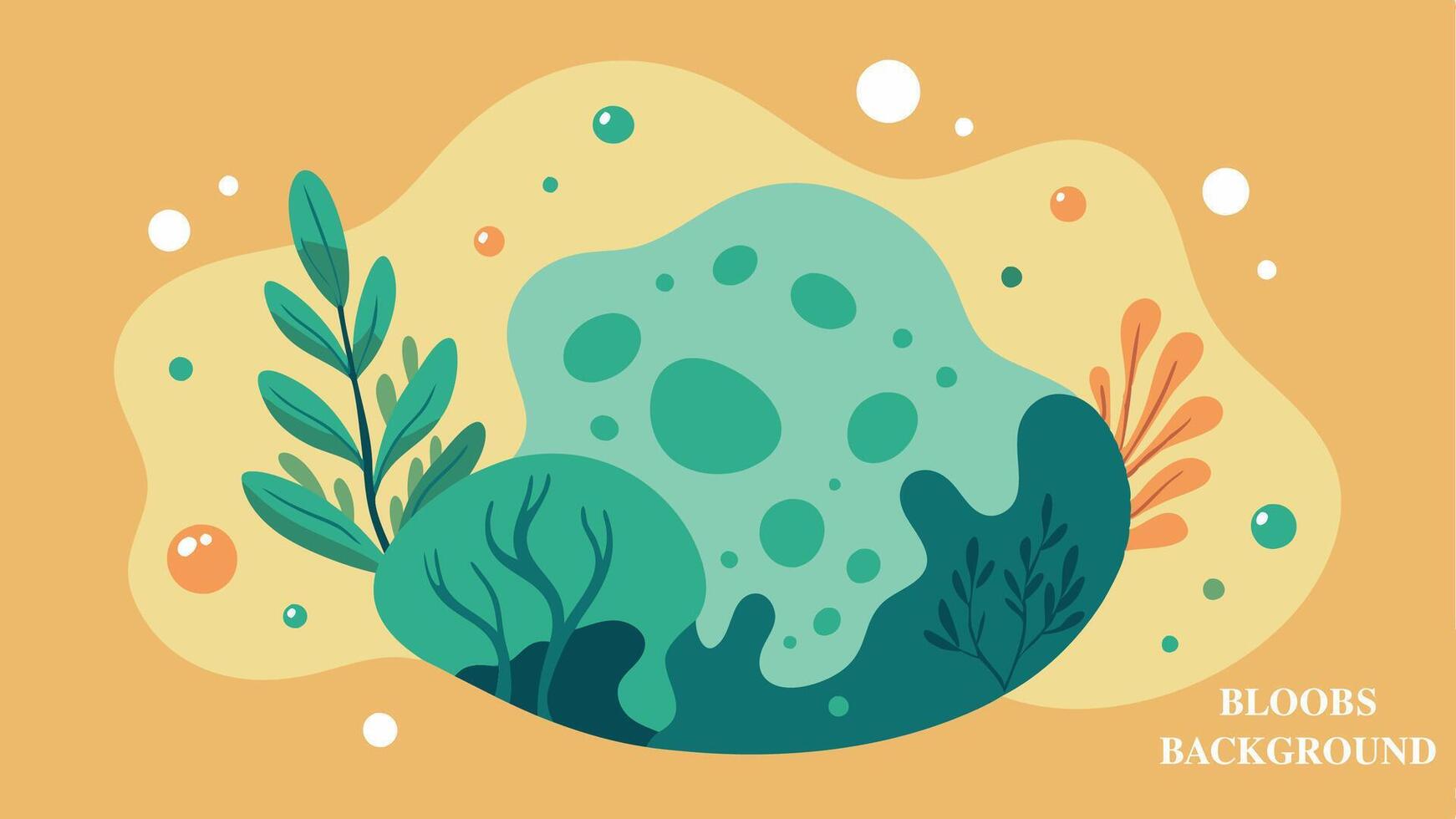 Bloobs dot background colorfull for your presentation background or wall art gallery vector
