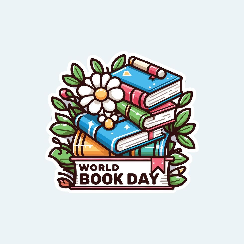 National Book Lovers Day, August 9 Illustration for Celebrating Book Lovers Day. vector