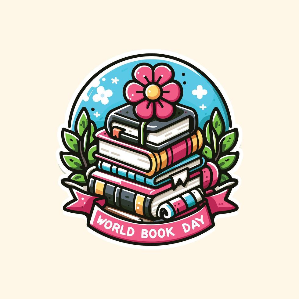 National Book Lovers Day, August 9 Illustration for Celebrating Book Lovers Day. vector