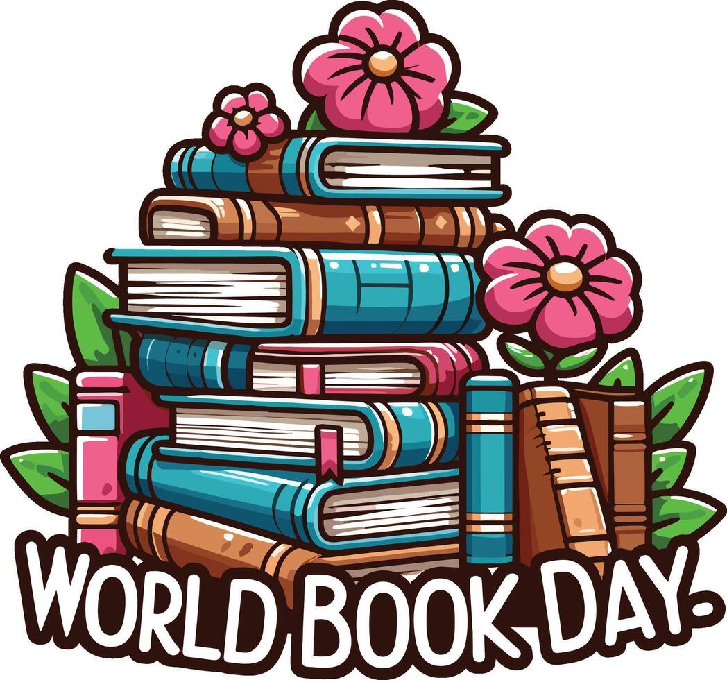 National Book Lovers Day, August 9 Illustration for Celebrating Book Lovers Day. vector
