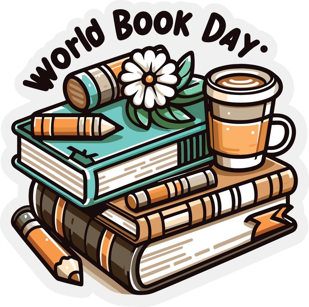 National Book Lovers Day, August 9 Illustration for Celebrating Book Lovers Day. vector