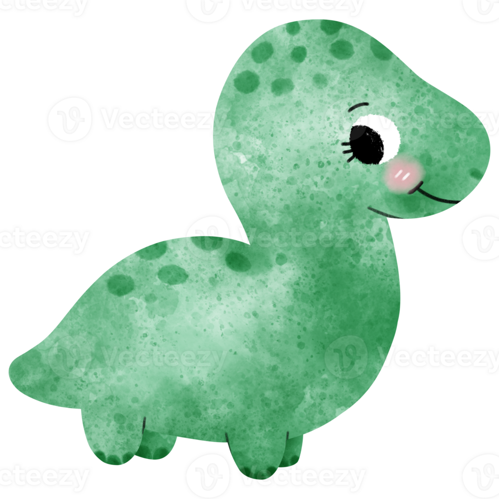 Cute Dino, Dinosaur, watercolor, illustration png