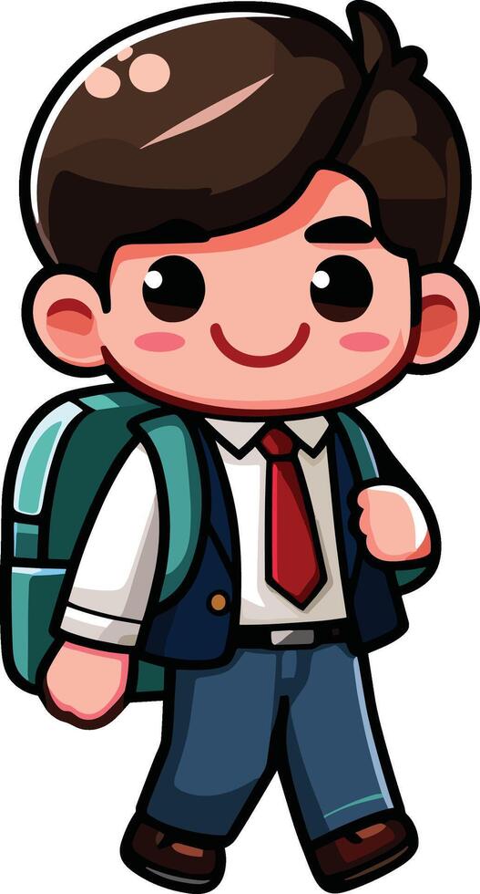 Back to School day student charachter for a also design vector