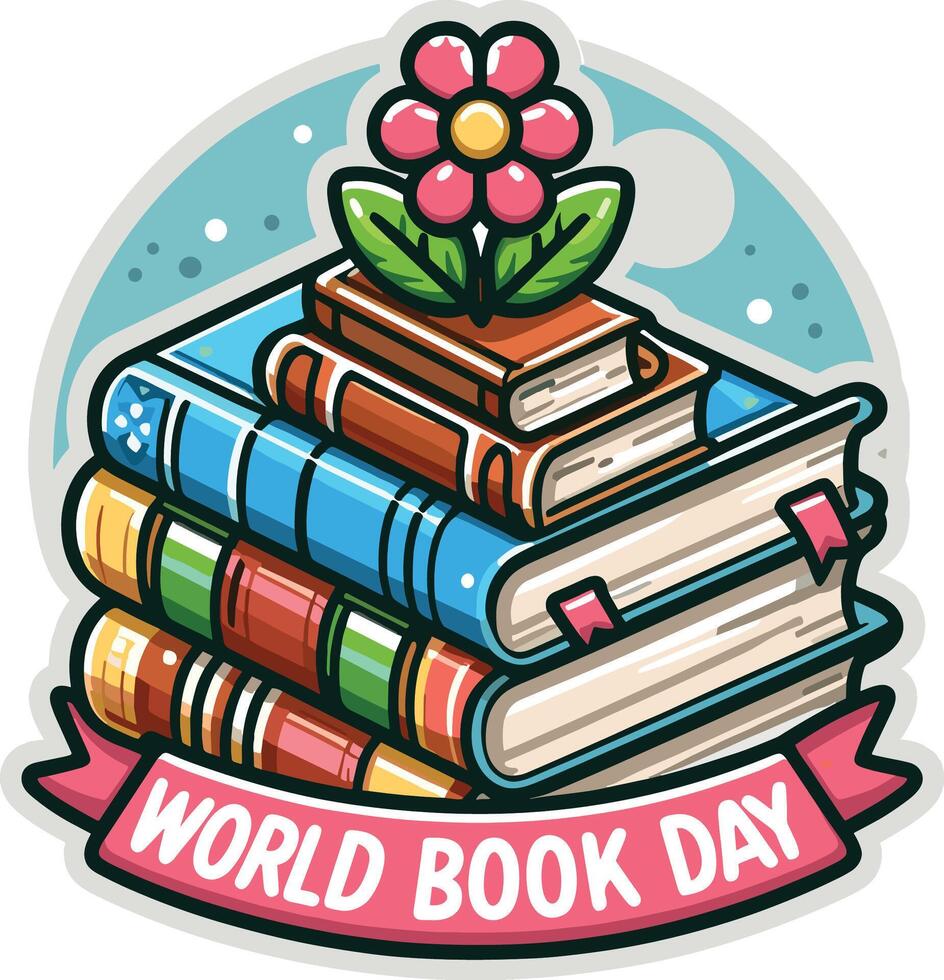 National Book Lovers Day, August 9 Illustration for Celebrating Book Lovers Day. vector