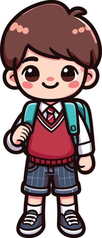 Back to School day student charachter for a also design vector