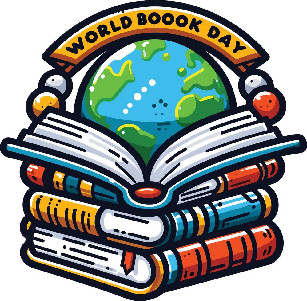 National Book Lovers Day, August 9 Illustration for Celebrating Book Lovers Day. vector