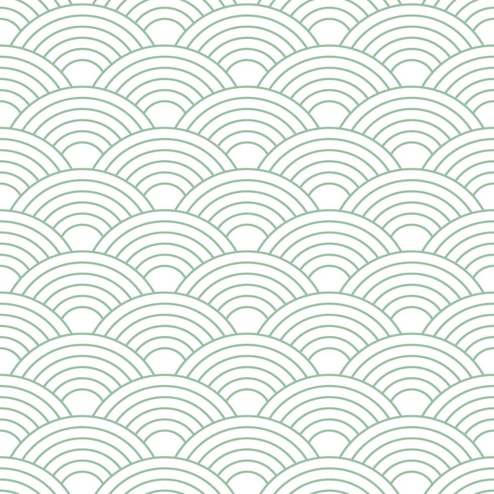 line seamless pattern with chinese and japanese style vector