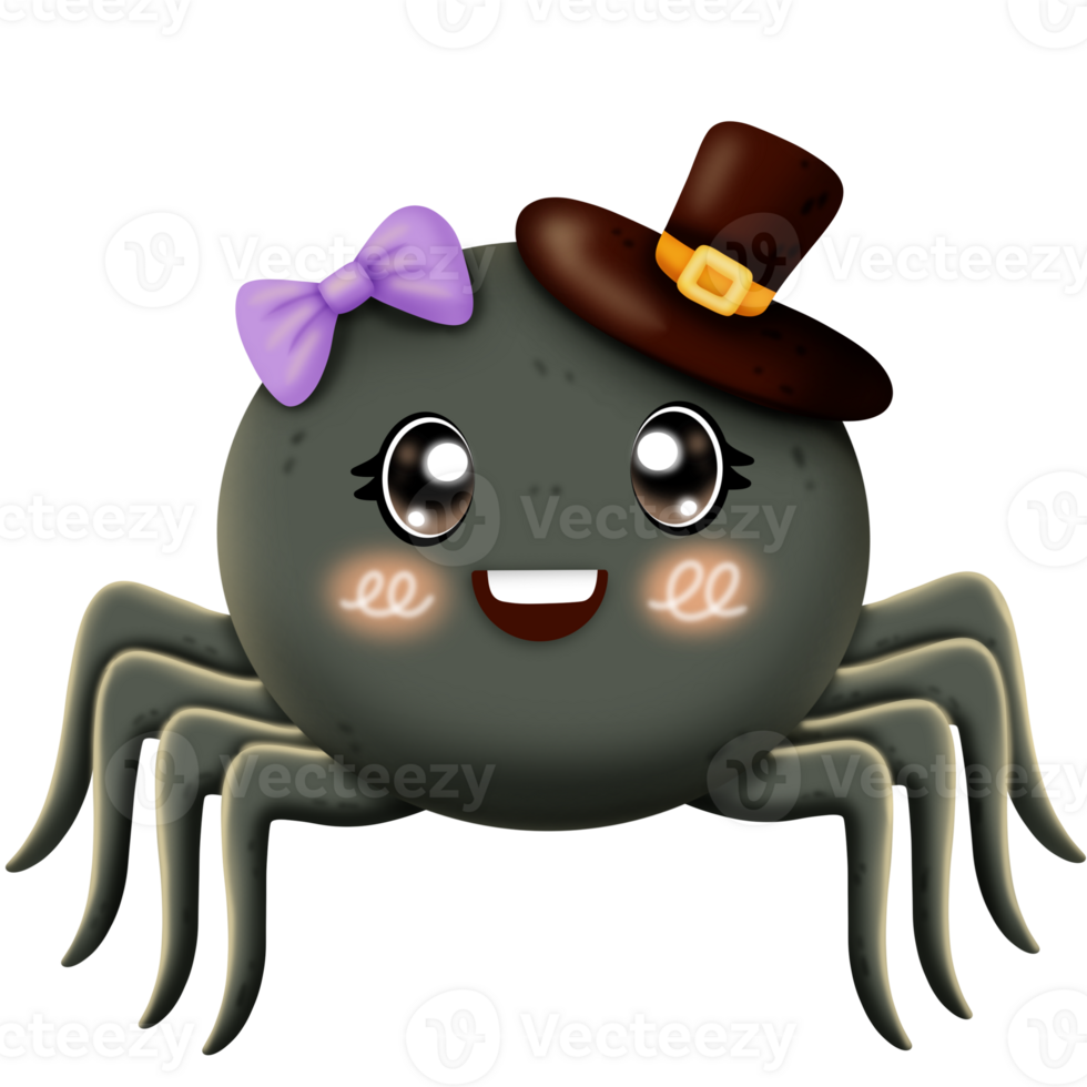 Cute spider halloween png