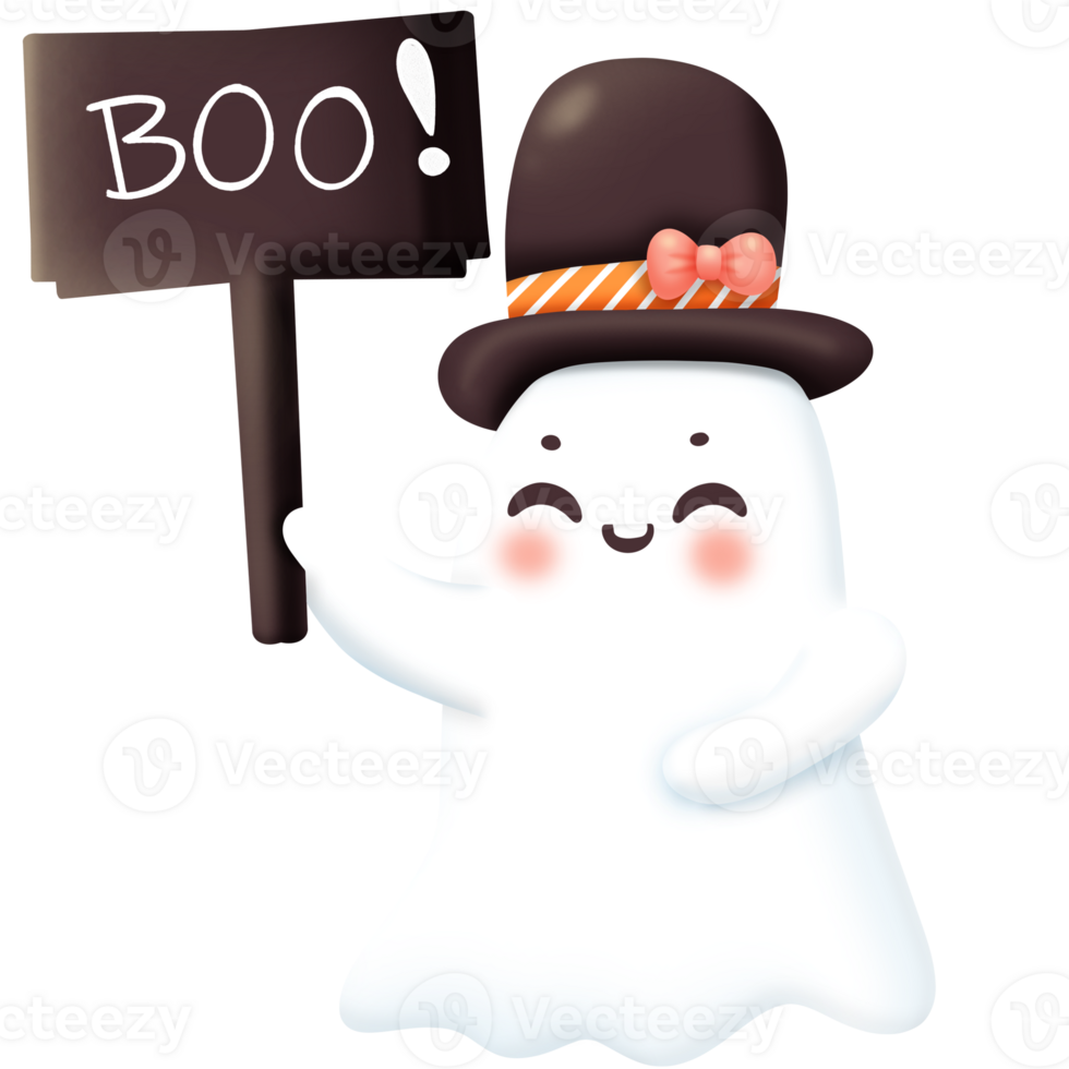 Cute ghost halloween png