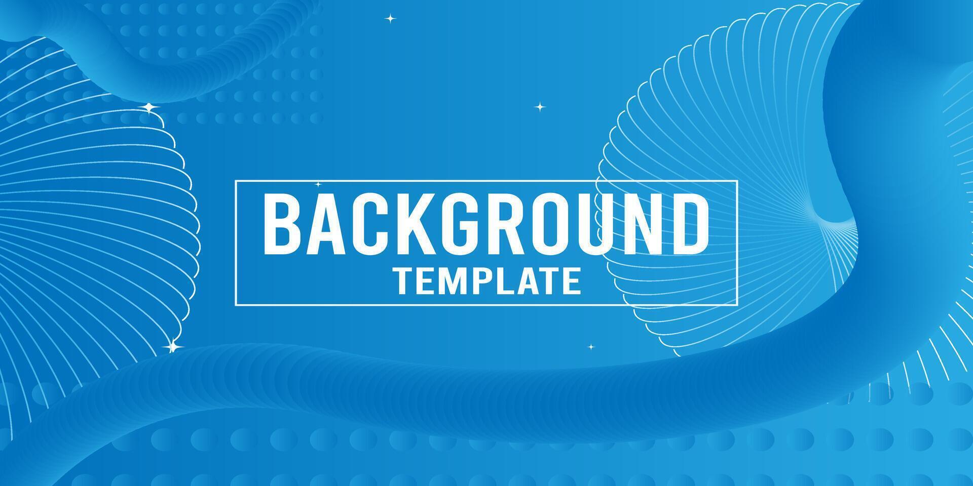 Blue Abstract Background Template vector
