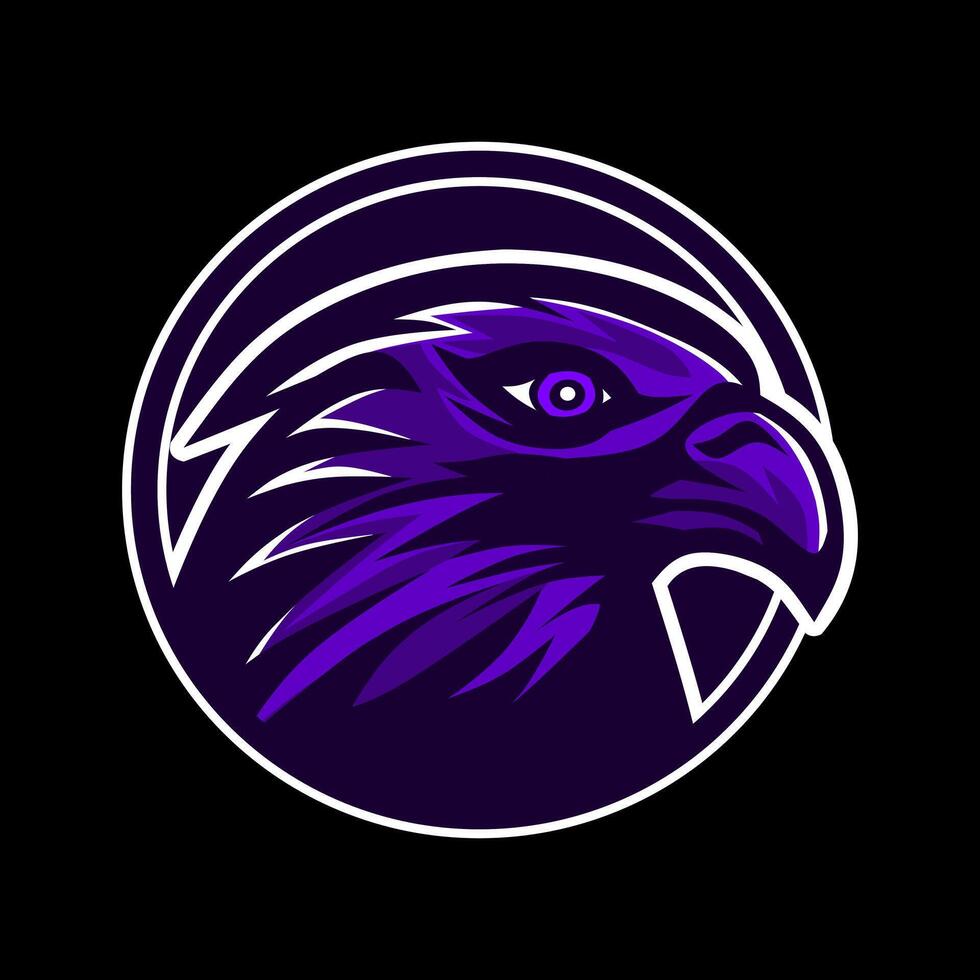 Eagle Head Logo Sport Template vector