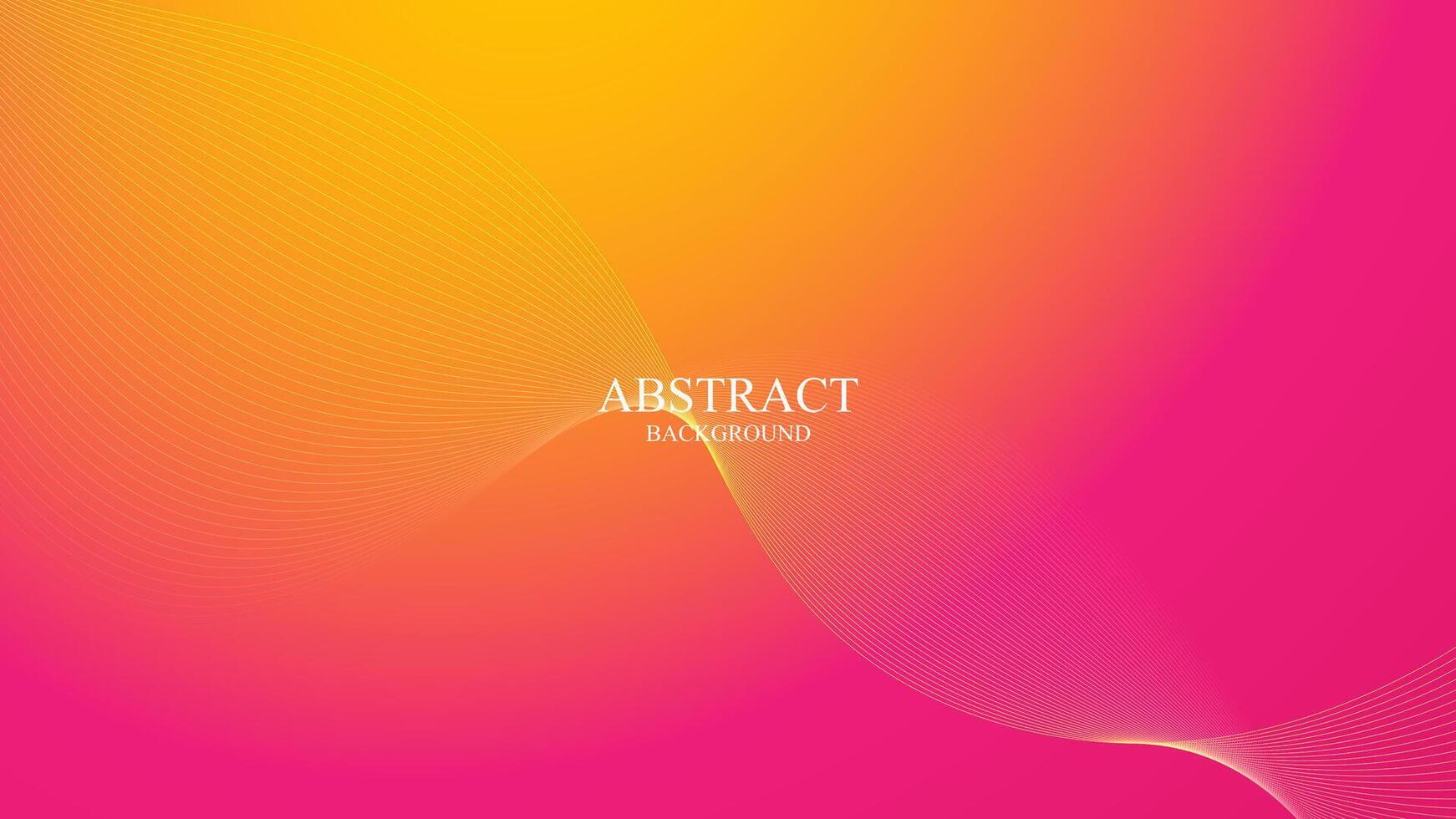 Colorful abstract background with wavy lines and vibrant shapes vector