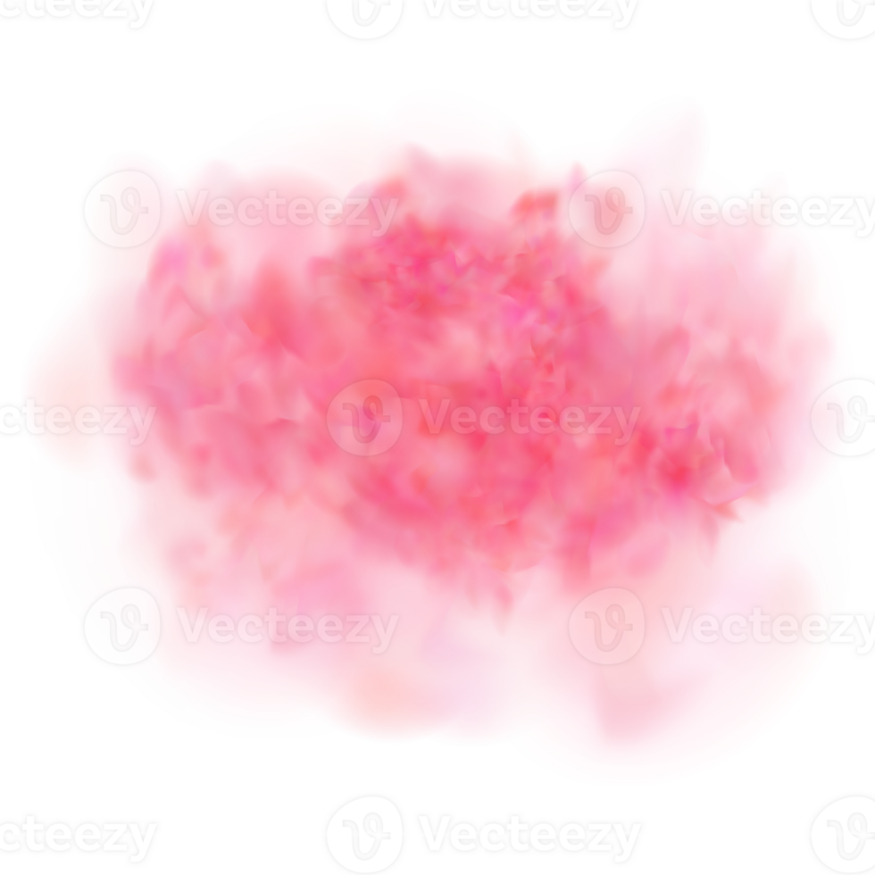 ein Explosion von bunt Rauch Wolken.mehrfarbig Nebel mit Blau und Gelb Partikelexplosionen von Farbe Pulver. png