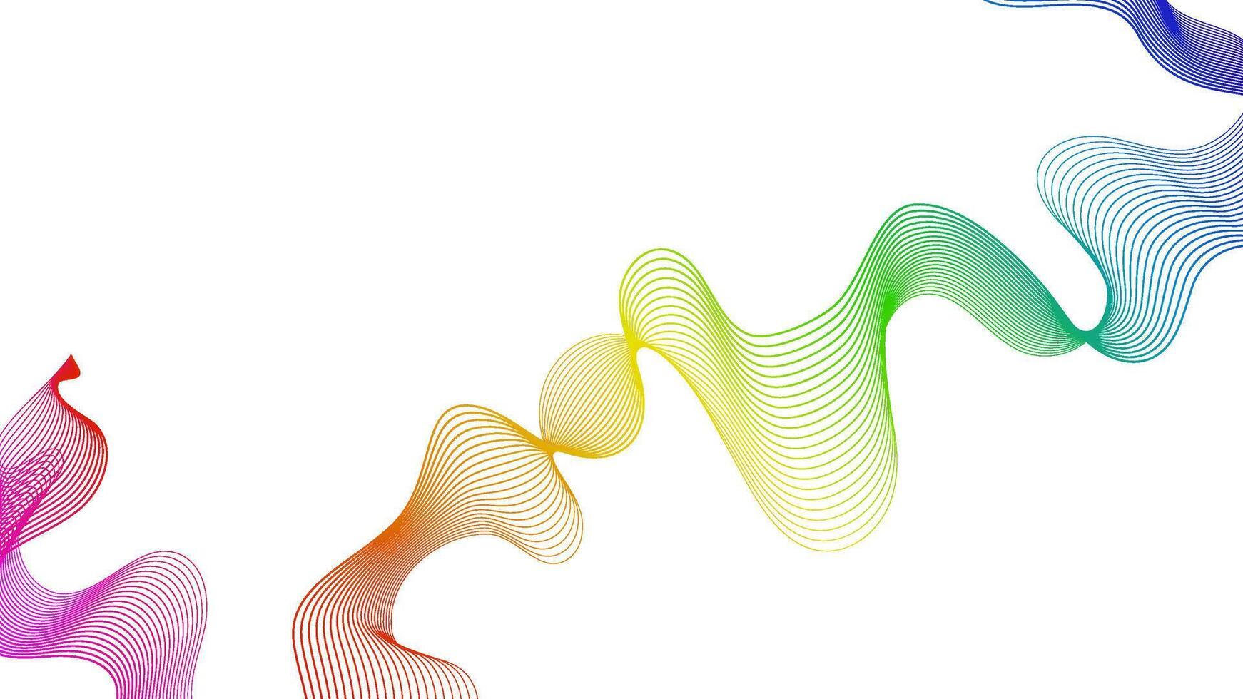 Abstract backdrop with wave gradient lines vector