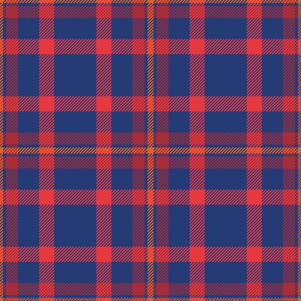 Plaid seamless pattern in blue. Check fabric texture. textile print. vector
