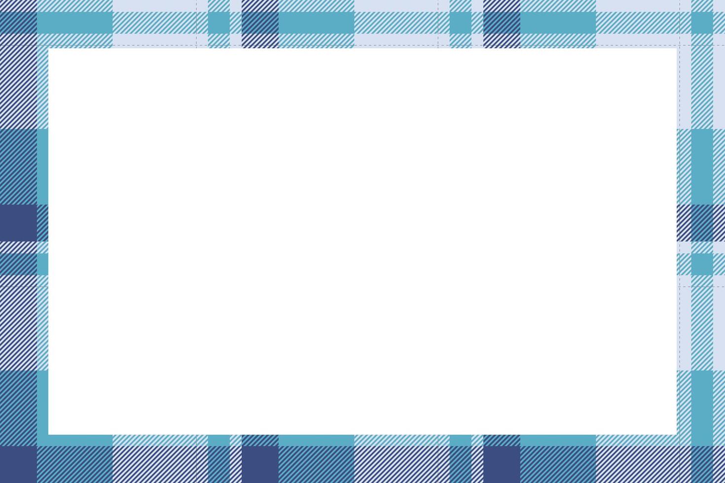 Vintage frame . Scottish border pattern retro style. Tartan plaid ornament. vector