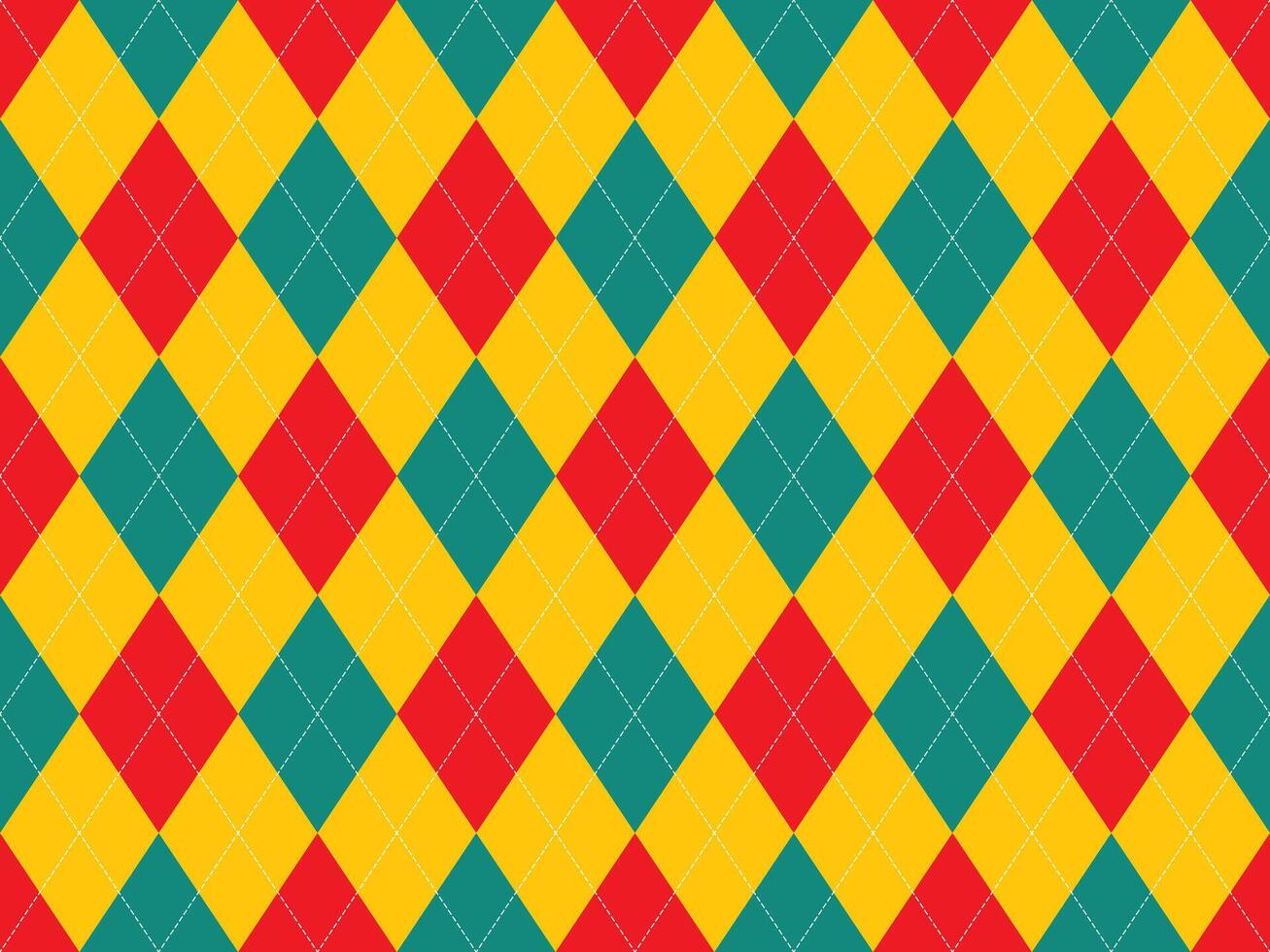 Argyle pattern seamless. Fabric texture background. Classic argill ornament vector