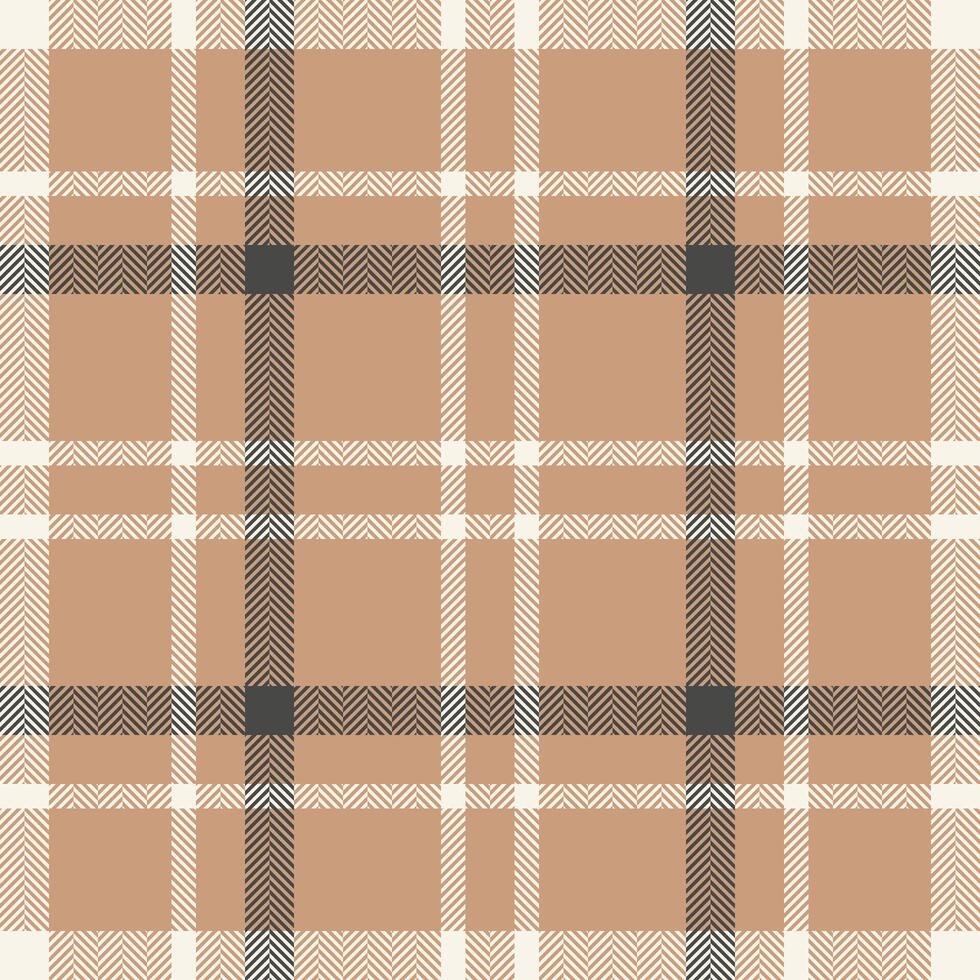 Plaid check pattern. Seamless fabric texture. Tartan textile print. vector