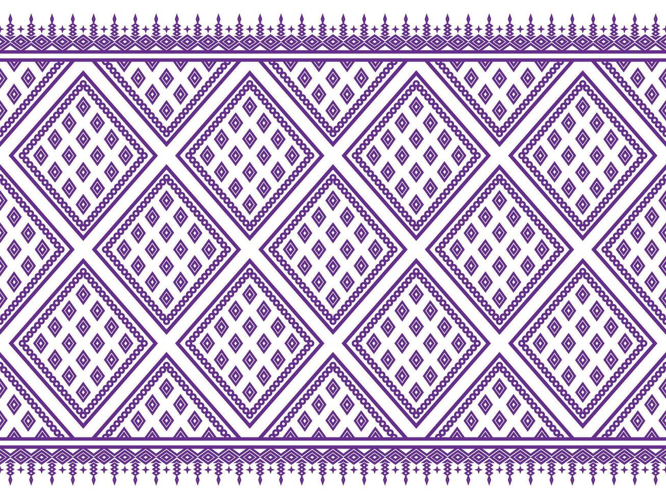 Geometric Ethnic pattern design for background, carpet, wallpaper, clothing, sarong, wrapping, Batik, fabric. embroidery style. vector