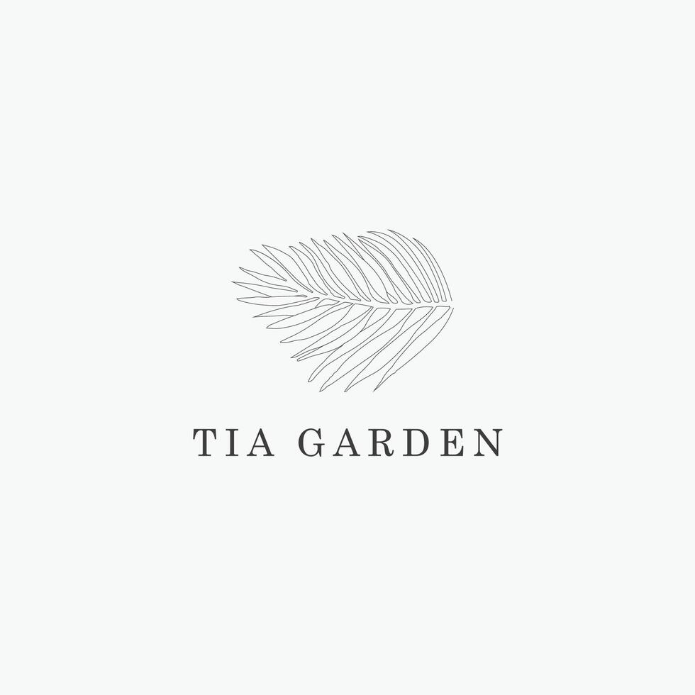 T letter logo with a creative floral concept for company business beauty real estate premium vector