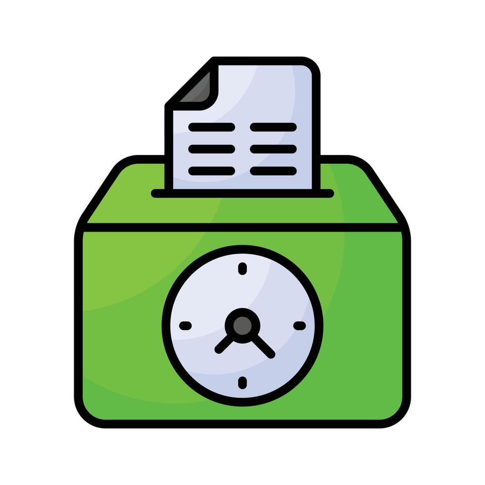 Grab this amazing icon of attendance, ready to use vector