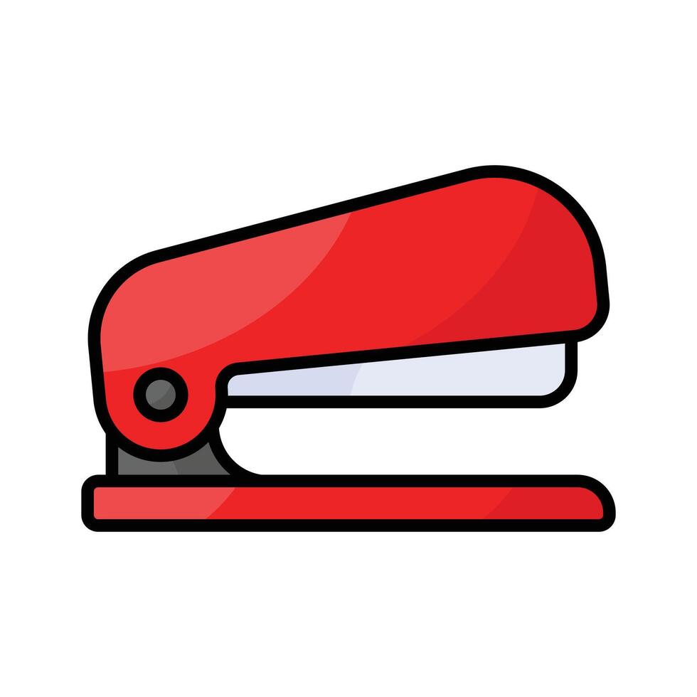 A creative icon of stapler in trendy style, stationery item, office supplies vector