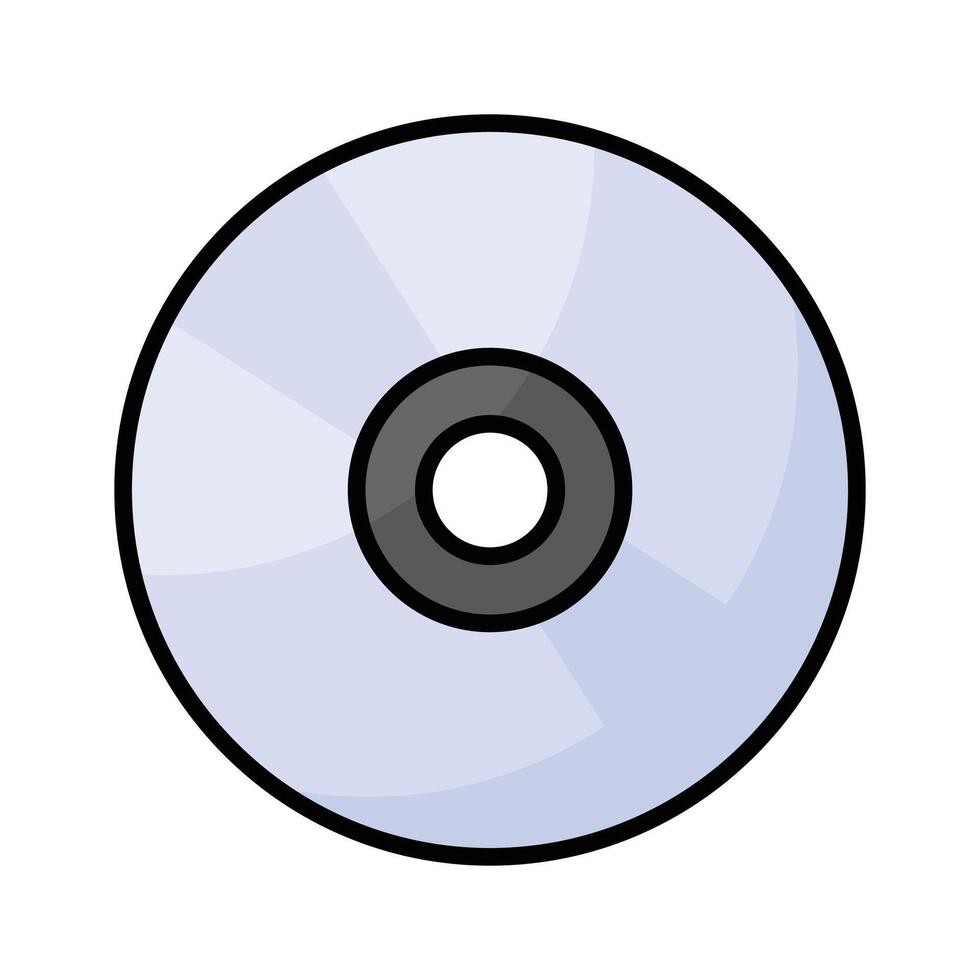 Listo a utilizar icono de compacto desct, de moda diseño vector