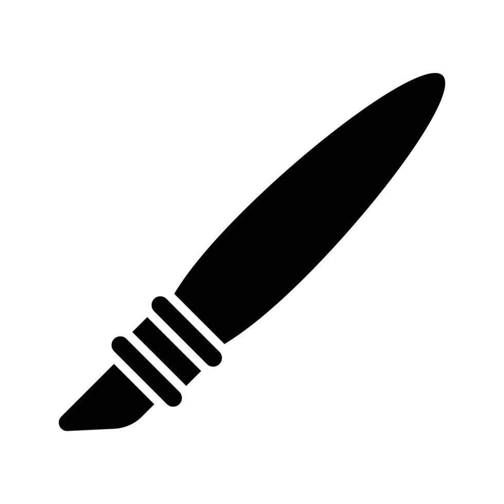 A tool with a sharp blade used for slicing or trimming materials like paper, cardboard, or fabric vector