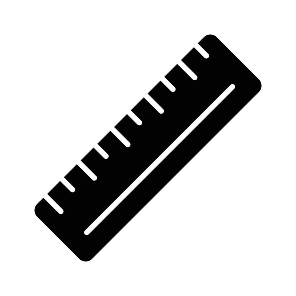 Tool for measurement or calculating length, premium icon of ruler, scale vector
