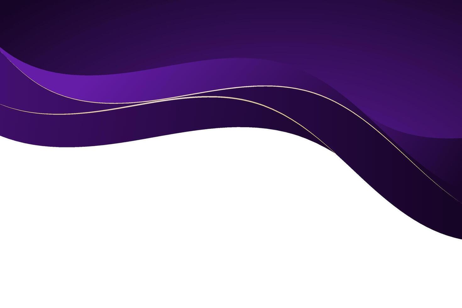 modern background gradient purple and gold line vector