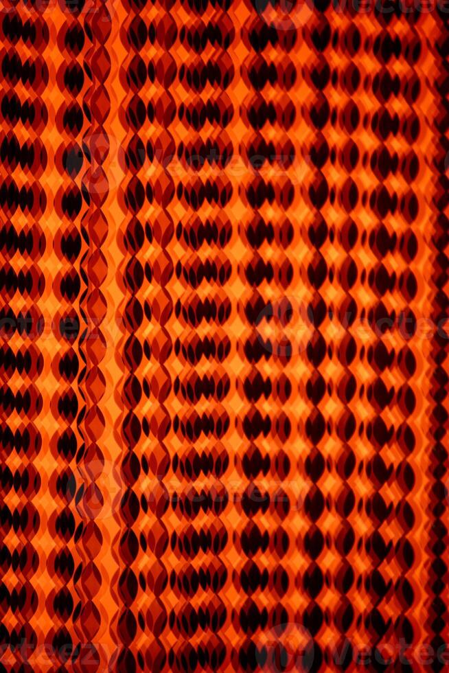 Abstract Geometric Pattern in Vibrant Orange Tones photo