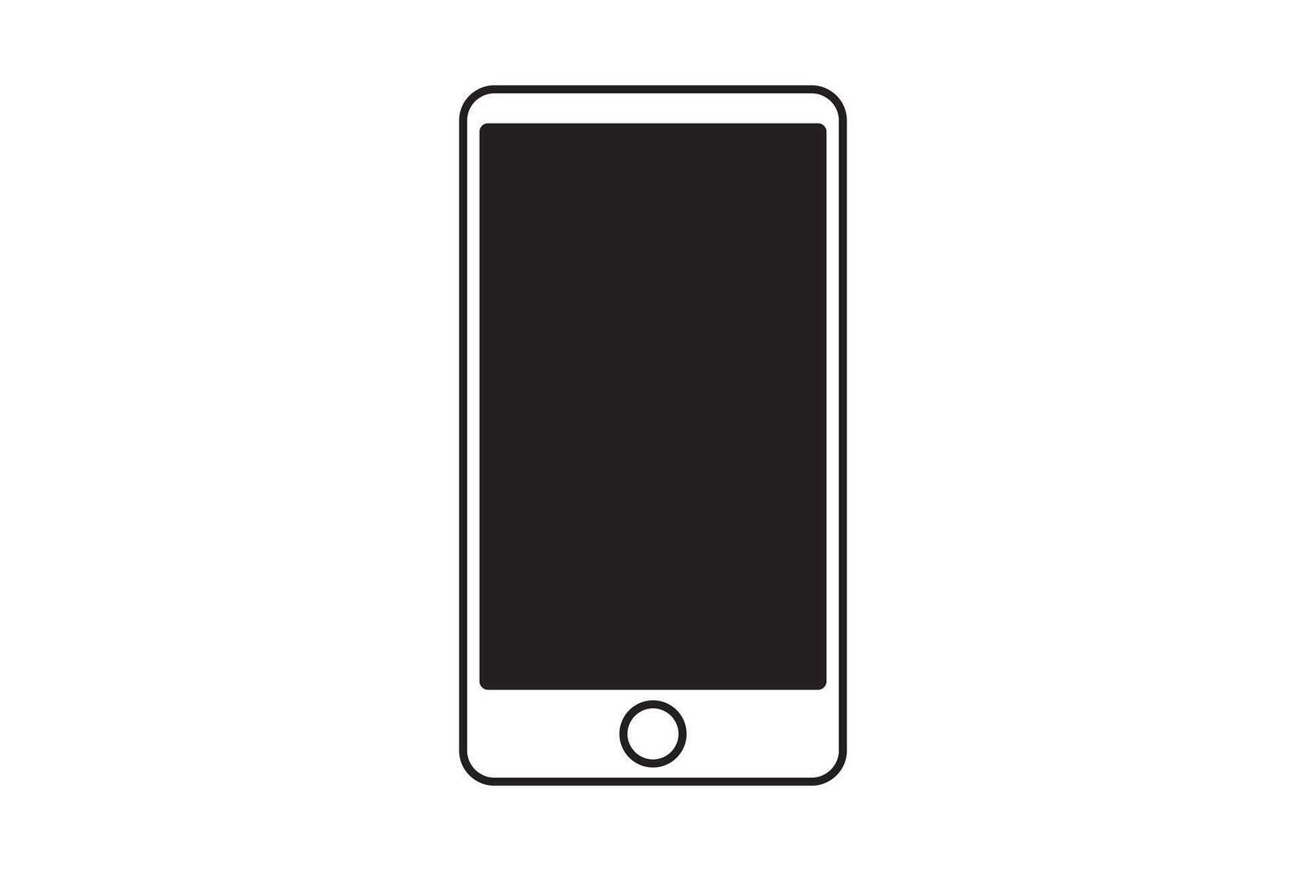 Mobile phone icon. Smartphone comunication symbol. Call web design. vector