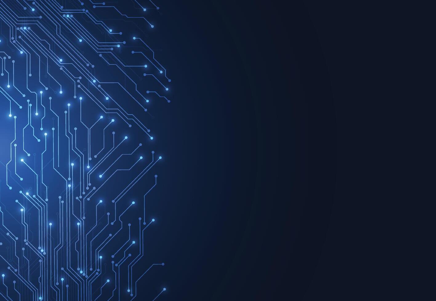 Abstract background with technology circuit board texture. Electronic motherboard illustration. Communication and engineering concept vector