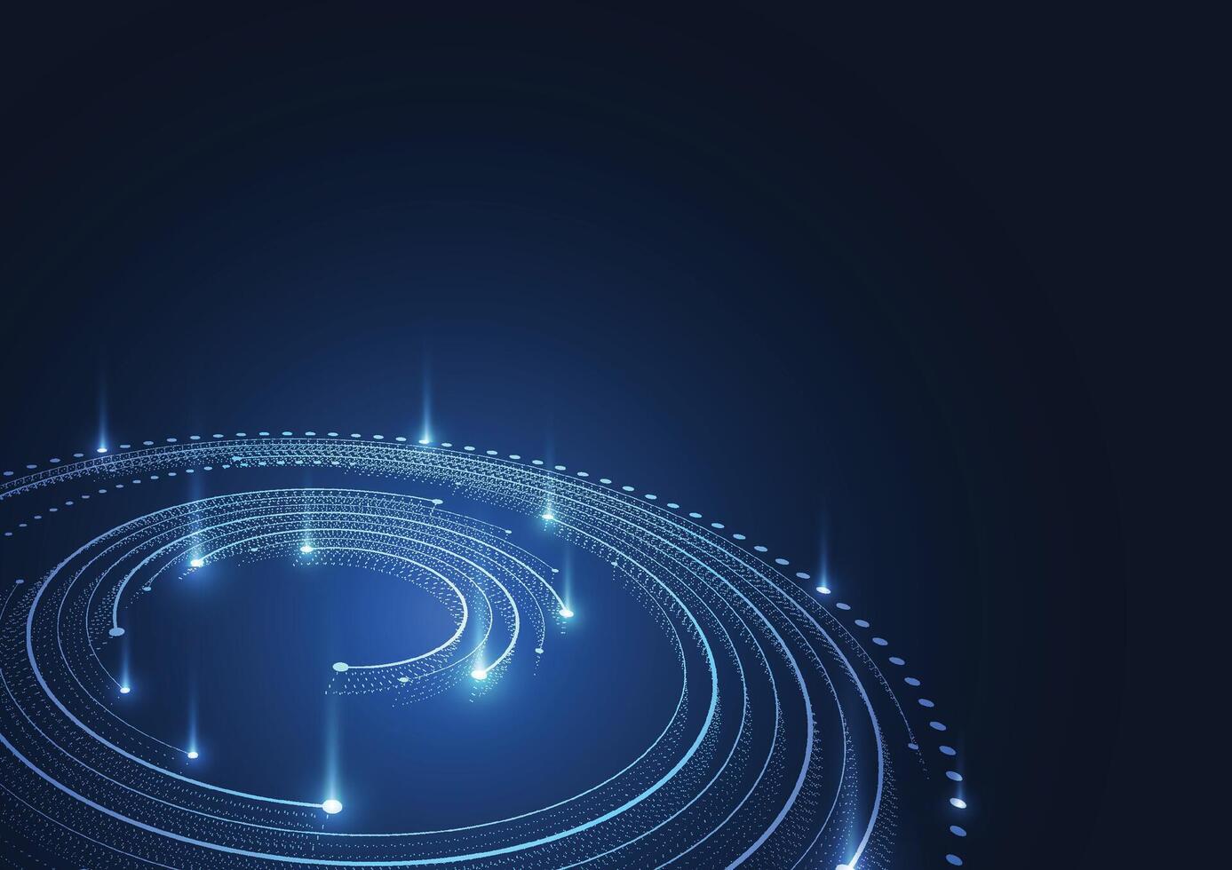 Abstract technology background with Big data. Internet connection, abstract sense of science and technology analytics concept graphic design vector