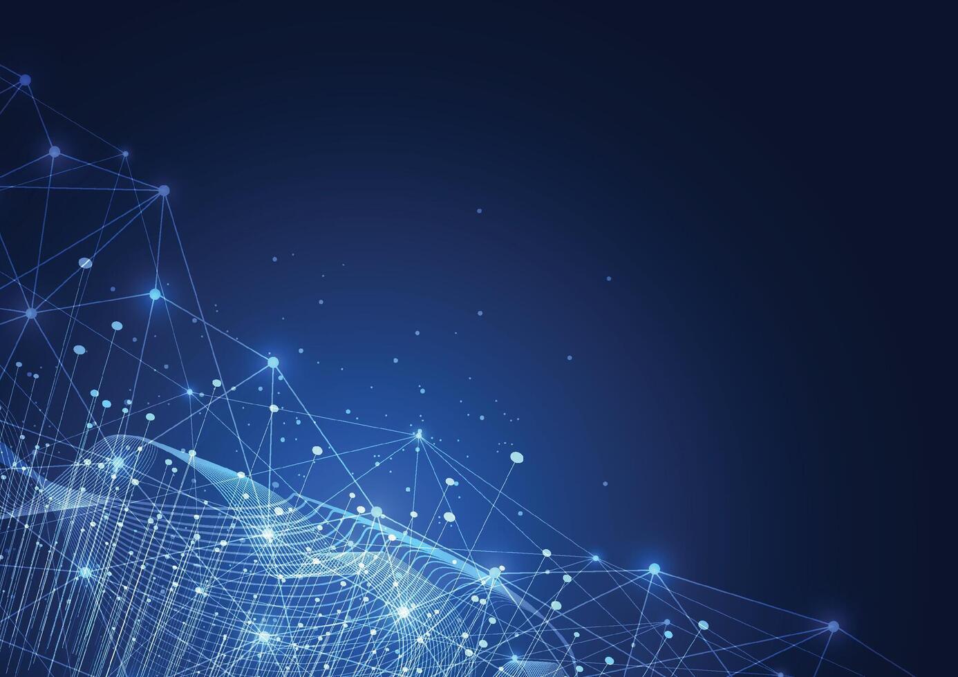 Abstract technology background with Big data. Internet connection, abstract sense of science and technology analytics concept graphic design vector