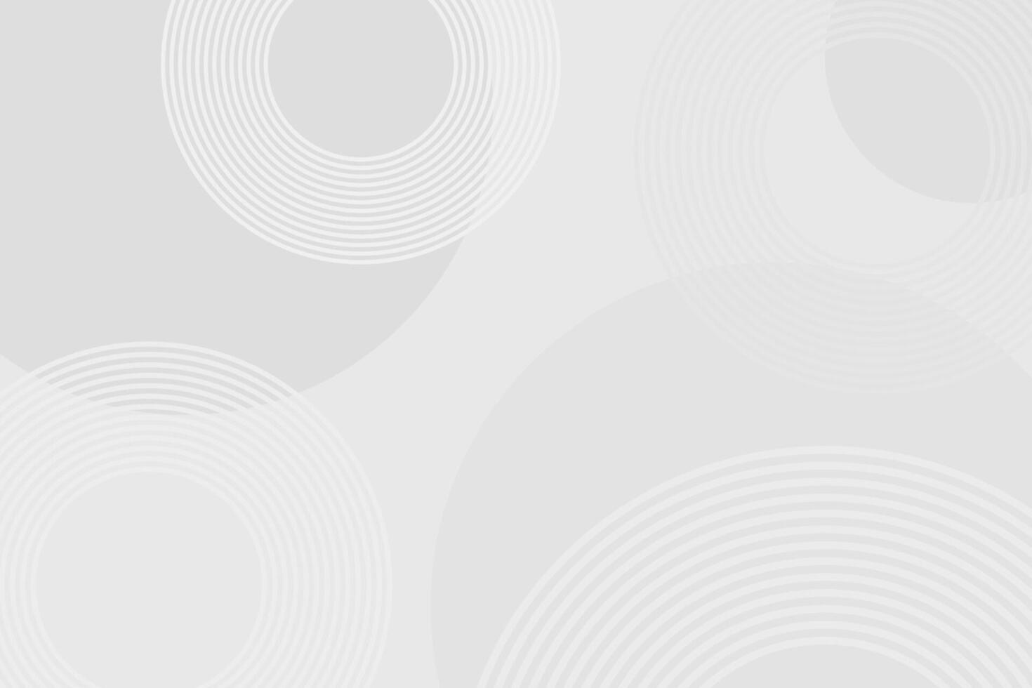 Light Gray Overlapping Circles Backgroun vector