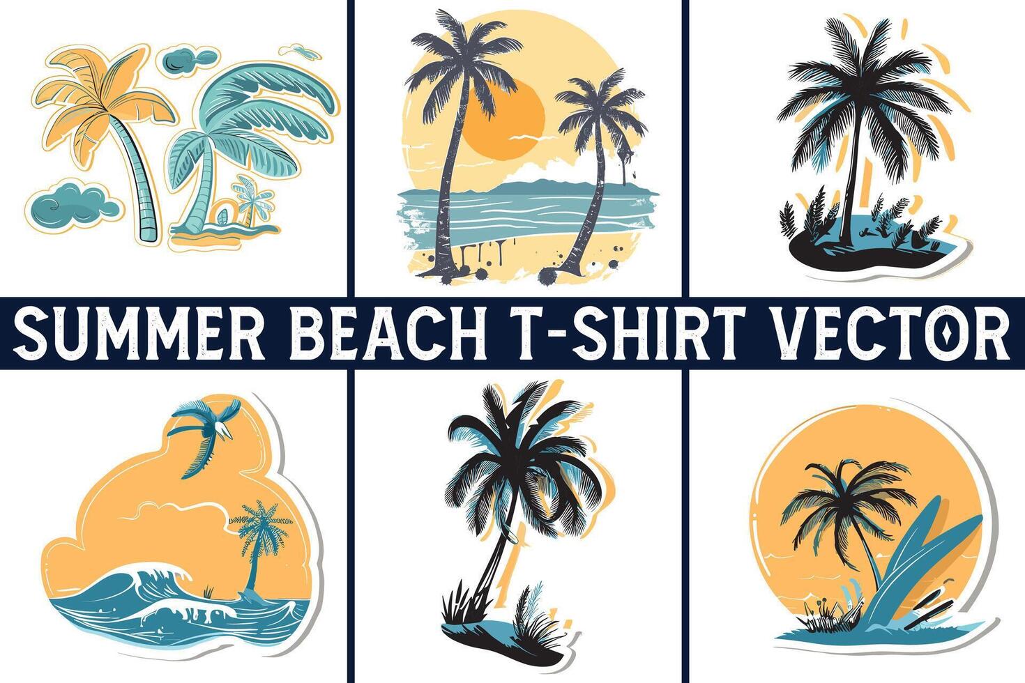 Summer beach t shirt , Summer slogan with beach illustration, Summer, Aloha surf typography for t-shirt print , beach print vector